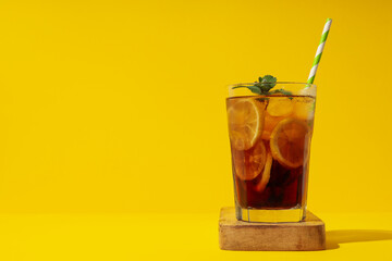 Ice tea - drink for refreshing in hot summer weather