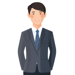 Supervisor boss on transparent Background, PNG, Generative AI
