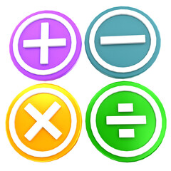 Obraz premium 3D Rendering Icon Sign Illustration