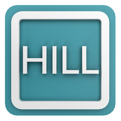 3D Rendering Icon Sign Illustration