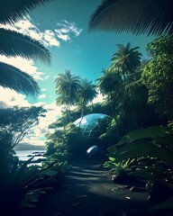 Secret jungle hideout