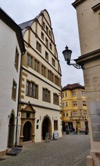 Kitzingen, Marktstrasse mit Rathaus