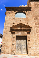 Facade of the church of San Bartolome in Javea