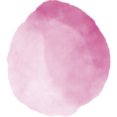 Pink Circle Watercolor Stain Featuring Isolated