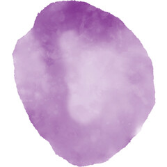 Purple Circle Watercolor Stain Featuring Isolated