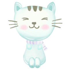 various styles of cat illustration