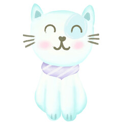 various styles of cat illustration