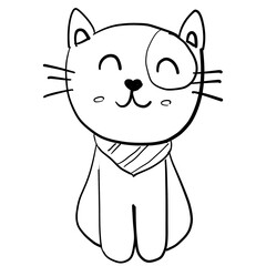 various styles of cat illustration