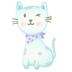 various styles of cat illustration