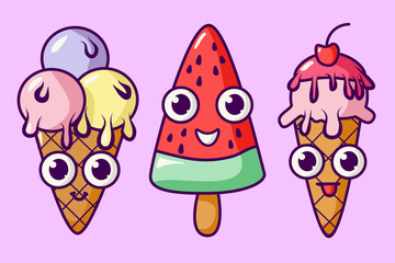 ice cream cartoon