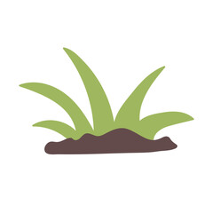 flat icon on white background tulip blooms . 8 March .