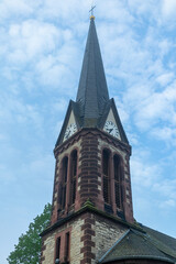 Erste Schritte auf dem Rennsteig zwischen Hörschel und Blankenstein im schönen Frühling - Thüringen - Deutschland
