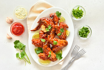 Baked chicken wings