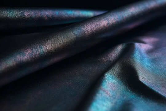 The background image is an image of a luxurious holographic pastel black texture. This textured background is high quality with fine texture and gloss, looks very elegant and luxur Generative AI