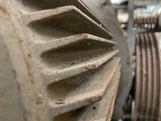 close up of an wheel