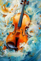 violin and music, generative ai