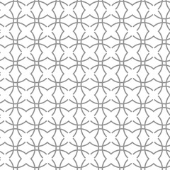 Naklejka premium Seamless vector ornament in arabian style. Geometric abstract background. Grill with silver pattern for wallpapers and backgrounds