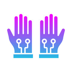 Fototapeta premium Gloves Icon