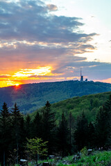 Erste Schritte auf dem Rennsteig zwischen Hörschel und Blankenstein im schönen Frühling - Thüringen - Deutschland