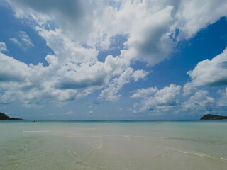 ベトナム　フーコック島の美しい海と砂浜　Sao Beachの風景