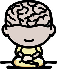 mental health png graphic clipart design