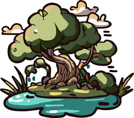 Outdoors png graphic clipart design