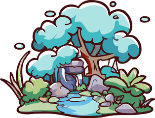 Outdoors png graphic clipart design