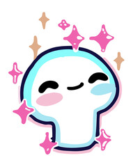 sparkle stickers png graphic clipart design