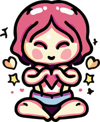 self love png graphic clipart design