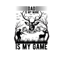Hunting T-Shirt Design and vector