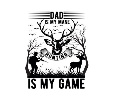 Hunting T-Shirt Design and vector