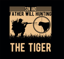 Hunting T-Shirt Design and vector