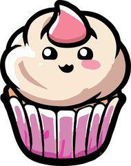 cupcake png graphic clipart design