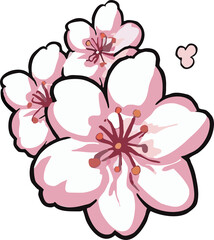 sakura png graphic clipart design