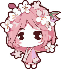 sakura png graphic clipart design