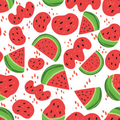 watermelon seamless pattern background textile
