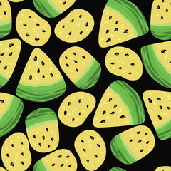 watermelon seamless pattern background textile