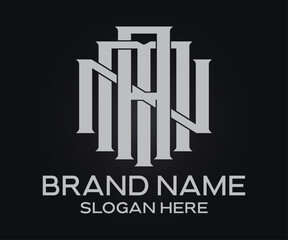 modern minimalist letter brand identity