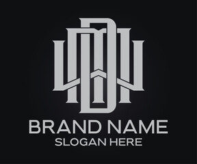 modern minimalist letter brand identity