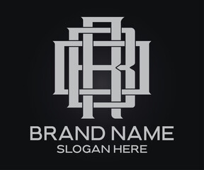 modern minimalist letter brand identity