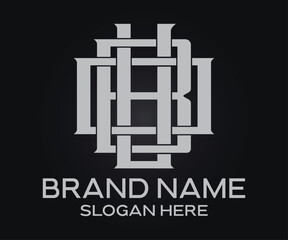 modern minimalist letter brand identity