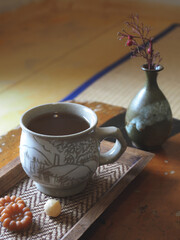 South Korean tea house traditional 