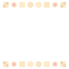 ⭐︎クッキーラインのシンプルフレーム⭐︎PNG