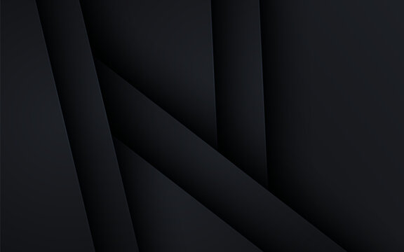 abstract black color overlap layers background. eps10 vector