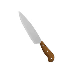 Kitchen Knife Vector Illustration