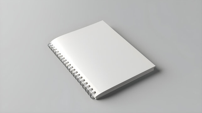 Notizbuch blanko wei&szlig; Mockup