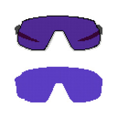 128,64,4 bit Pixel art Sunglass