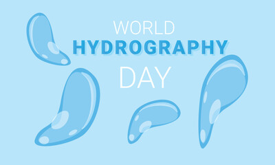 World Hydrography Day. background, banner, card, poster, template. Vector illustration.