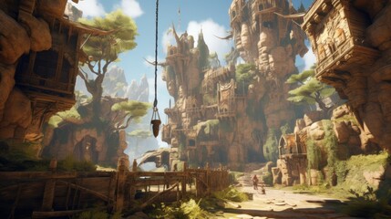 Stunning Game Art Environment