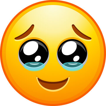 recommend clip art: Cute emotional emoji emoticon with tears of joy.. Emoji icon from Telegram App.